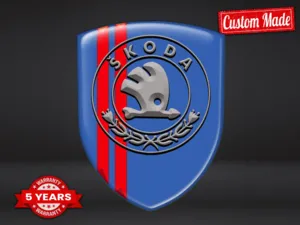 Skoda Hot Rod Aufkleber Edition Hochwertig Anpassbar